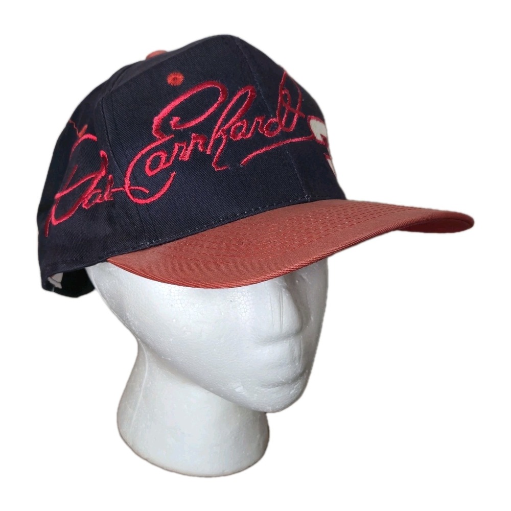Vintage 1990s Dale Earnhardt Nascar Competitors View Snapback #3 Hat Black Red